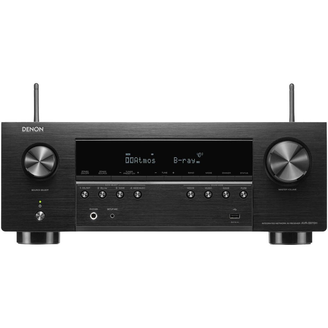 Denon AVR-S970H 7.2 Channel Full 8K Ultra HD AV Receiver